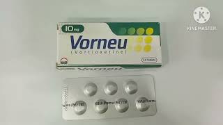 Vorneu 5mg Tablet Uses in Urdu Vorneu 10mg Tablet Uses Vorneu 20mg Tablet Uses Vortioxetine 10mg [upl. by Faxen]