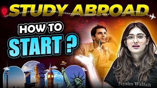 Study Abroad Complete Guide 👩‍🎓 How to Start Application Process  AcadFly [upl. by Bow]