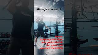 KB SA power snatch onlinetraining motivation fitover40 success inspiration [upl. by Lemhaj598]