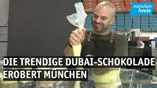 Luxus zum Naschen Die trendige DubaiSchokolade erobert München – David Hang hat die exklusiven [upl. by Eiser322]