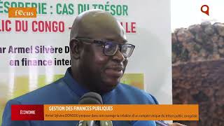 Armel Sylvère DONGOU propose les réformes du Trésor public congolais [upl. by Gene]