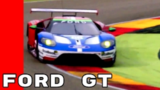 Ford GT Race Car At Motorland Aragon Spain [upl. by Nimajnab681]