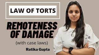 Remoteness of Damage Law of Torts [upl. by Maynord]