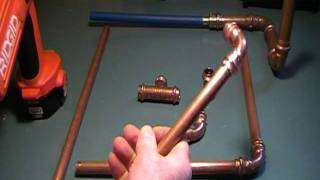 The Old plumber shows how to join copper fittings and pipe with new tool [upl. by Selinski904]