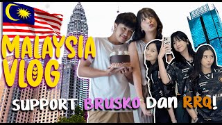 MALAYSIA VLOG Nonton RRQ di M6 dan kasih surprise buat Brusko [upl. by Yeclehc]