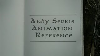 Andy Serkis Animation Reference  Lord of the Rings Behind the Scenes [upl. by Aleafar]