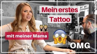 Mein erstes Tattoo mit Mama 😱👑 Tattoo am Handgelenk stechen lassen [upl. by Heida39]