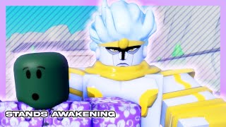 Stands Awakening Star Platinum Over Heaven Is OVERPOWERED in Roblox Stands Awakening [upl. by Godfree219]