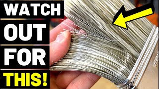 DONT BUY THE WRONG PAINT BRUSHUse These Pro Tips To Decide How To Choose Paint Brushes Pt1 [upl. by Siraved689]