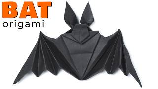 Fold a Paper Bat Like a Pro Paper BAT origami tutorial [upl. by Glover]