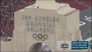 2024 Busch Clash Practice amp Qualifying at the LA Memorial Coliseum  NASCAR Cup Series [upl. by Yelahc]