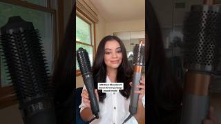 GHD Duet Blowdry VS Dyson Airwrap Large Round Brush on Curly Hair [upl. by Enilav]