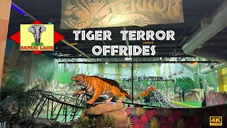 4K Tiger Terror Offrides Safari LandVilla Park IL [upl. by Oirretno]