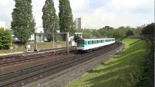 Paris Metro  Line 5  MF 67 amp MF 01  Bobigny [upl. by Thurman]