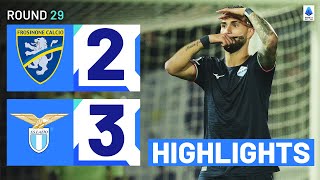 FROSINONELAZIO 23  HIGHLIGHTS  Castellanos shines in 5goal thriller  Serie A 202324 [upl. by Aiym560]