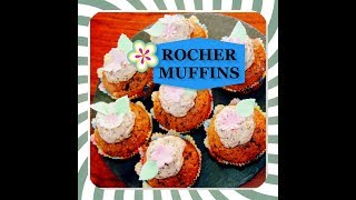 Rocher Muffins OHNE Rocher Pralinen ♥ Haselnuss Muffin Rezept [upl. by Annunciata]