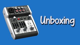 Behringer XENYX 302USB Unboxing DeutschHD [upl. by Nnairek]