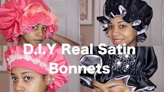 DIY Real Satin Bonnets [upl. by Ferino]