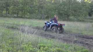 Polaris sportsman 400 H O 2013 [upl. by Ahseenak]