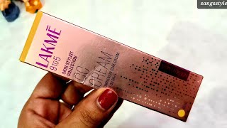 Lakme 9 to 5 skin stylish Collection CC Cream beige review in HindiSangsstyle [upl. by Eliot722]