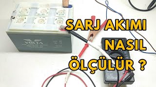 Desulfatör Den Aküye Giden Şarj Akımı Amperi Nasıl Ölçülür [upl. by Saihtam]