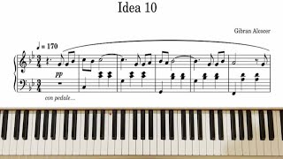 Idea 10  Piano Tutorial  Gibran Alcocer [upl. by Nylahsoj657]