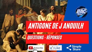 Questions Réponses Antigone de Jean Anouilh [upl. by Eceirahs]