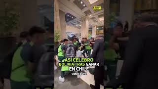 Así celebró la SELECCIÓN BOLIVIANA tras el CHILE 12 BOLIVIA  Depor [upl. by Anawit480]