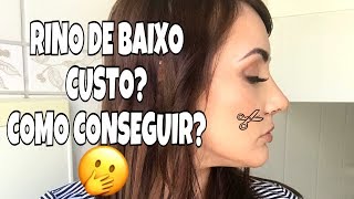 RINOPLASTIA DE BAIXO CUSTO COMO CONSEGUIR CONTEI TUDO [upl. by Previdi]