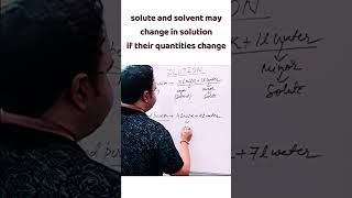 solute can be solvent in a given solution [upl. by Ainerbas]