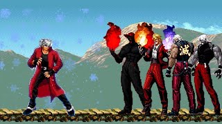 Mugen KOF Glace Vs Ultimate Rugal Team [upl. by Soracco]