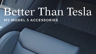 My Tesla Model 3 Upgrades These Are The Floor Mats You Want [upl. by Enitsuj420]