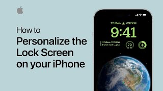 How to personalize Lock Screens on your iPhone  Apple Support [upl. by Yeldoow]