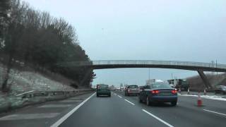 Driving On The M5 From J4 Birmingham SW To J3 Birmingham West amp Central England [upl. by Alberto]