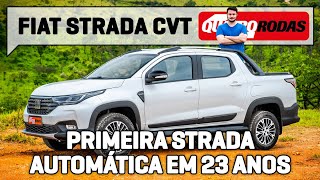 Fiat Strada automática faz sentido uma picape com câmbio CVT  Quatro Rodas [upl. by Boeke394]