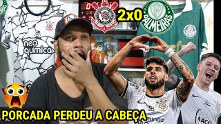 REACT CORINTHIANS 2X0 PALMEIRAS l VENCEU QUEM TEM MUNDIAL [upl. by Alegnatal]