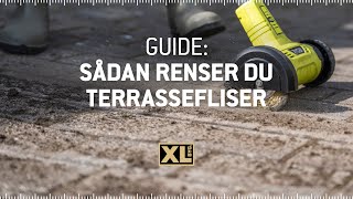 Guide Effektiv rensning af terrassefliser med XLBYG og Jacob Carlsson [upl. by Holey]