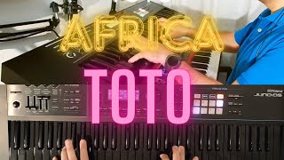 Africa  Toto  Live looping tutorial Roland Juno DS [upl. by Valoniah]