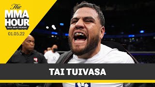 Tai Tuivasa Wants to Do Shoey With Leonardo DiCaprio  MMA Fighting [upl. by Erfert]