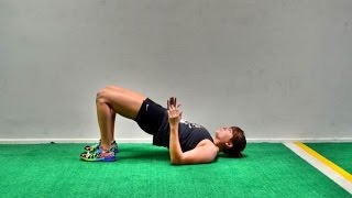 Glute Bridge Exercise  16 Variations [upl. by Popper560]