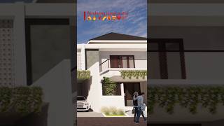 Enscape 3 Rendering rumah pumo home shorts architecture rendering sketchup3d jasaarsitek [upl. by Ajnot]