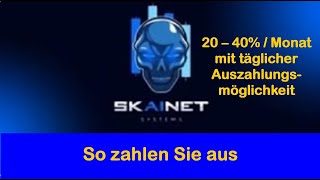 010 SkAInet deutsch Tutorials So zahlen Sie aus passives Einkommen deutsch [upl. by Gaughan390]