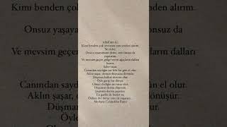 Mevlana ne demiş özlüsözler aşk ozler quotes ozser [upl. by Ody]