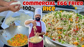 5 Minutes Egg Fried Rice  100 Original Restaurant Style Chinese Rice  چائنیز رائس  BaBa Food RRC [upl. by Assirak]