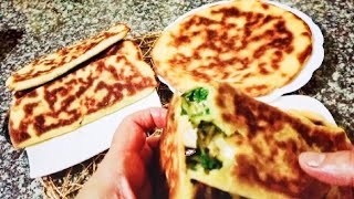 فطائر المقلاة🌮 سهلة محشية بالسلق السبانخ 🥬 و الجبن 🧀من مطبخ الجزاىريةchef toma [upl. by Widera]