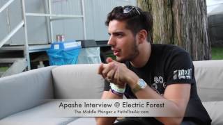 Apashe Interview  Electric Forest 2016 [upl. by Ellenaej90]