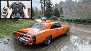 Forza Horizon 5 Dodge Charger RT Steering Wheel  Shifter Gameplay [upl. by Jerald266]