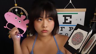 ASMR  Oversharing Intern Gives You a SUPER CHAOTIC Vision Test [upl. by Joed]