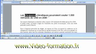 Espacement de caractères dans Word video formation almoudaris [upl. by Ailimaj312]