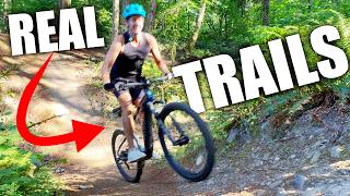 I Tried Mountain Bike Trails on my Velotric Summit 1 Ebike [upl. by Karolina]